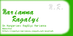 marianna ragalyi business card